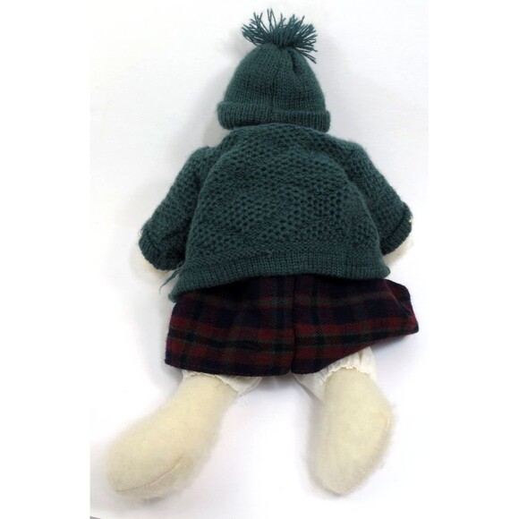 Unbranded Snow Girl in Green Sweater & Hat Holiday Decor Gingerbread Man - Picture 3 of 6